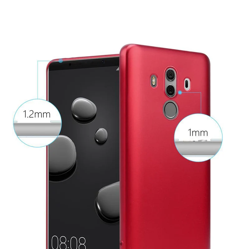 Cadorabo Hülle kompatibel mit Huawei MATE 10 PRO Schutzhülle aus flexiblem TPU Silikon