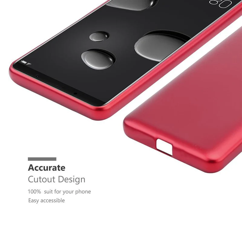 Cadorabo Hülle kompatibel mit Huawei MATE 10 PRO Schutzhülle aus flexiblem TPU Silikon
