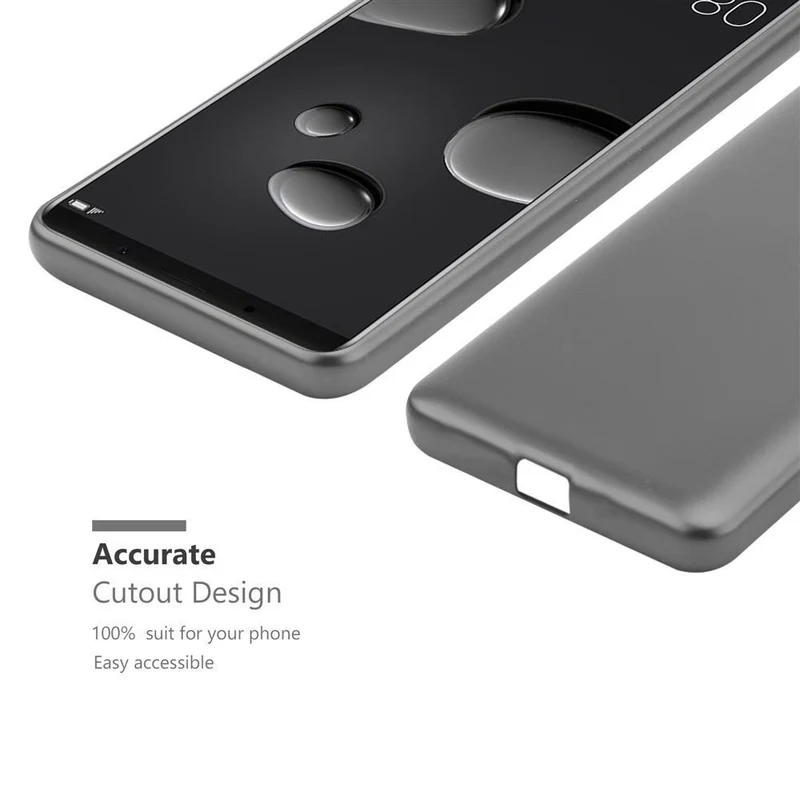 Cadorabo Hülle kompatibel mit Huawei MATE 10 PRO Schutzhülle aus flexiblem TPU Silikon