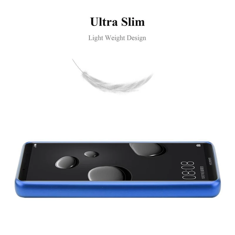 Cadorabo Hülle kompatibel mit Huawei MATE 10 PRO Schutzhülle aus flexiblem TPU Silikon