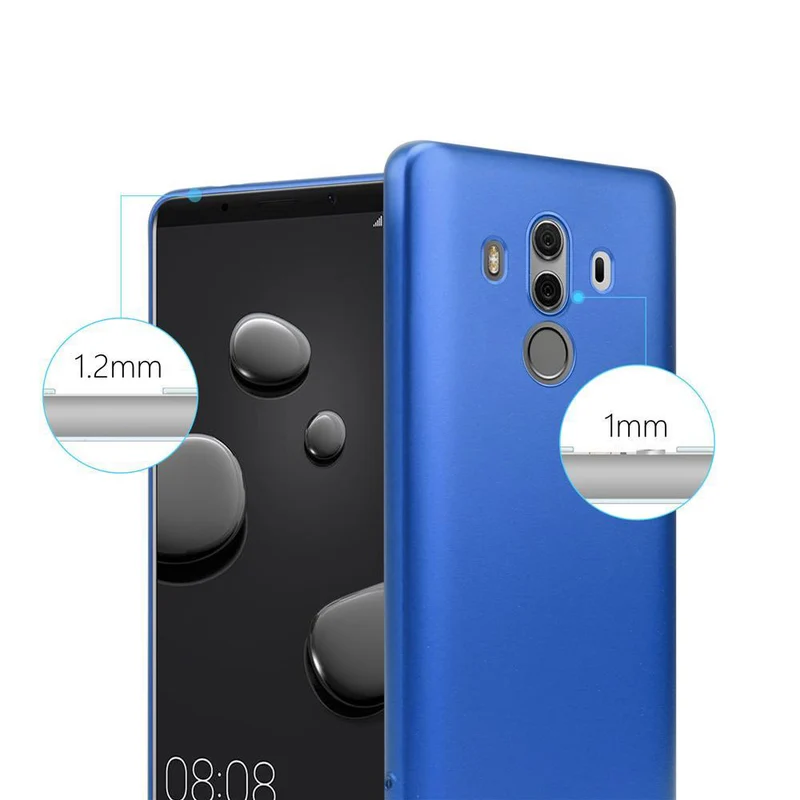 Cadorabo Hülle kompatibel mit Huawei MATE 10 PRO Schutzhülle aus flexiblem TPU Silikon