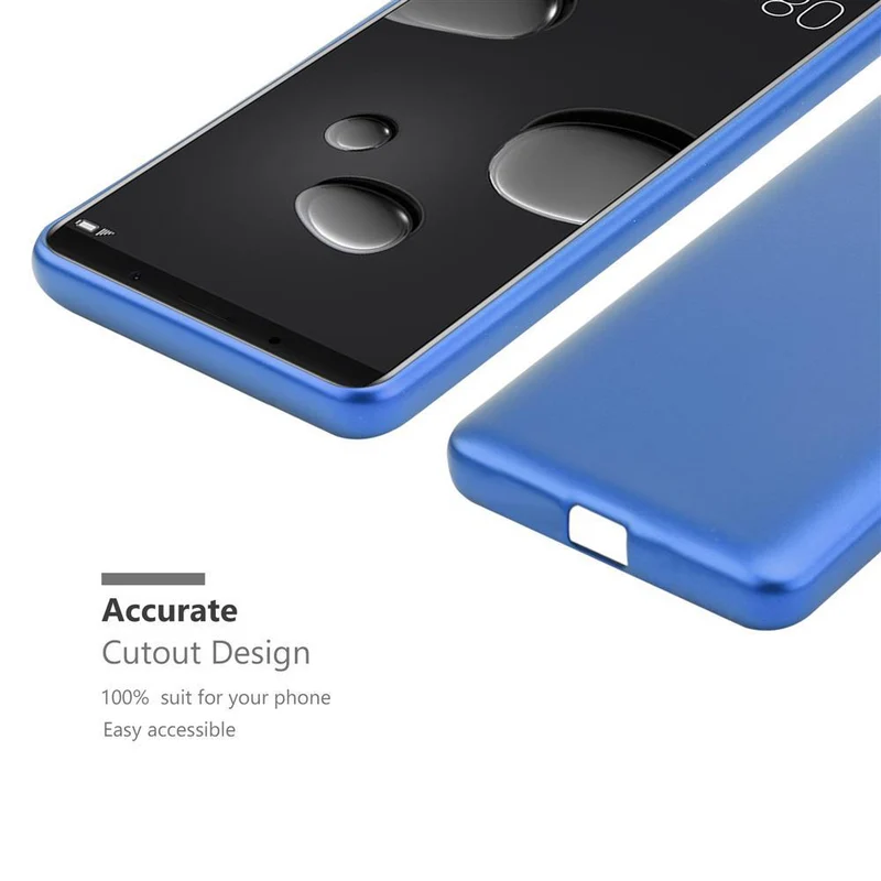 Cadorabo Hülle kompatibel mit Huawei MATE 10 PRO Schutzhülle aus flexiblem TPU Silikon