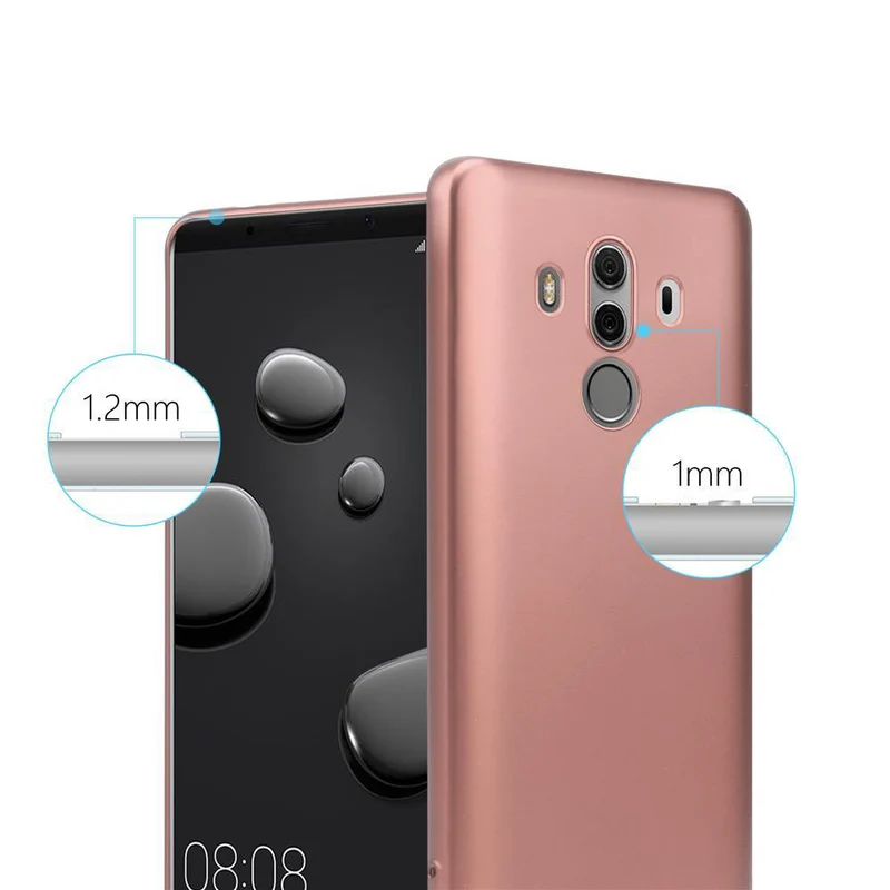 Cadorabo Hülle kompatibel mit Huawei MATE 10 PRO Schutzhülle aus flexiblem TPU Silikon