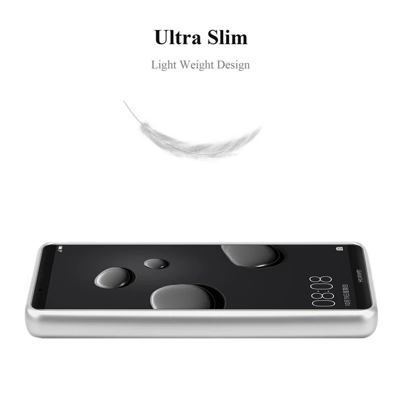 Cadorabo Hülle kompatibel mit Huawei MATE 10 PRO Schutzhülle aus flexiblem TPU Silikon