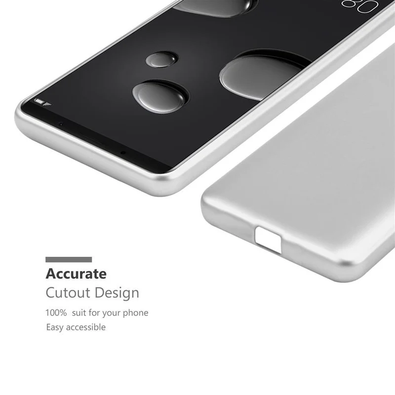 Cadorabo Hülle kompatibel mit Huawei MATE 10 PRO Schutzhülle aus flexiblem TPU Silikon