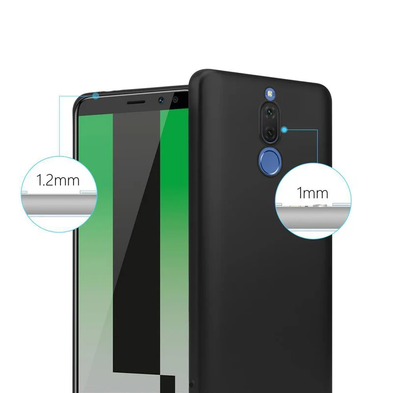 Cadorabo Hülle kompatibel mit Huawei MATE 10 LITE Schutzhülle aus flexiblem TPU Silikon