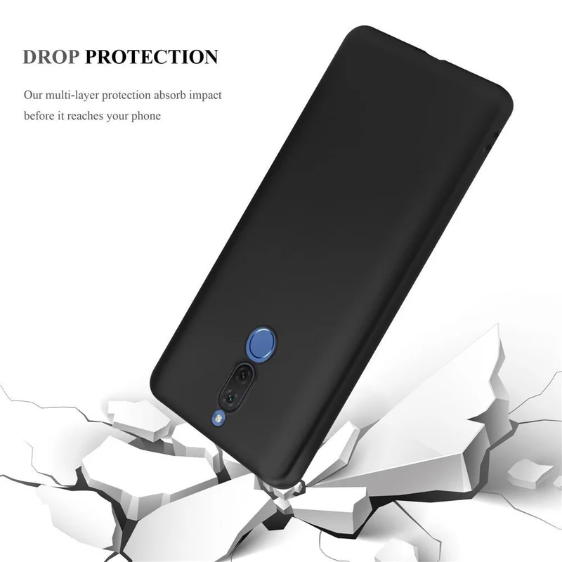 Cadorabo Hülle kompatibel mit Huawei MATE 10 LITE Schutzhülle aus flexiblem TPU Silikon