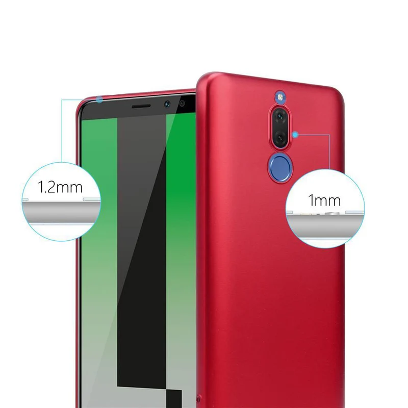 Cadorabo Hülle kompatibel mit Huawei MATE 10 LITE Schutzhülle aus flexiblem TPU Silikon