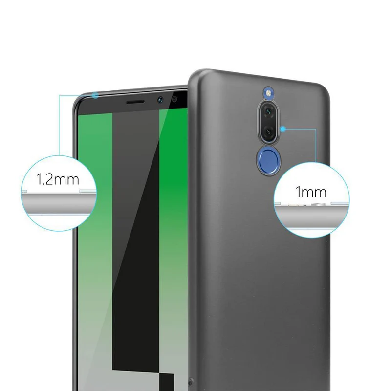 Cadorabo Hülle kompatibel mit Huawei MATE 10 LITE Schutzhülle aus flexiblem TPU Silikon