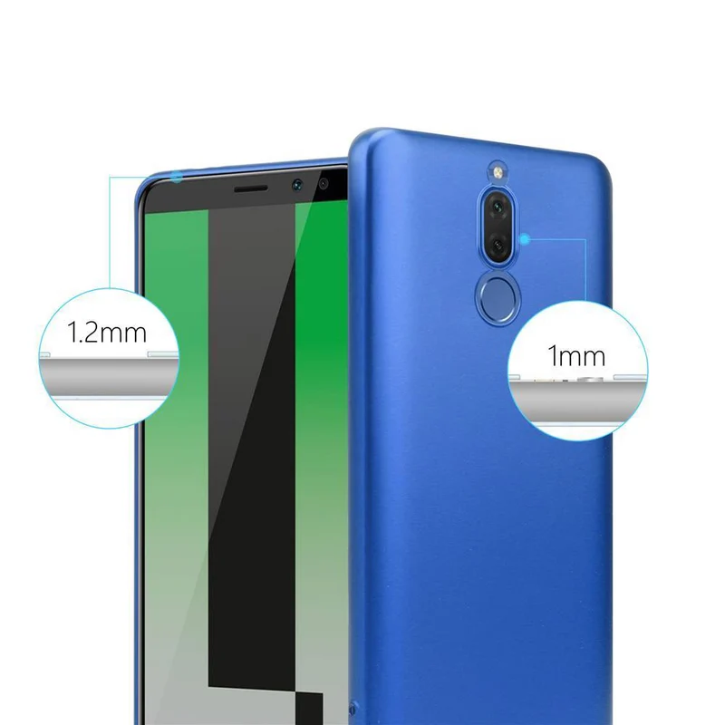 Cadorabo Hülle kompatibel mit Huawei MATE 10 LITE Schutzhülle aus flexiblem TPU Silikon