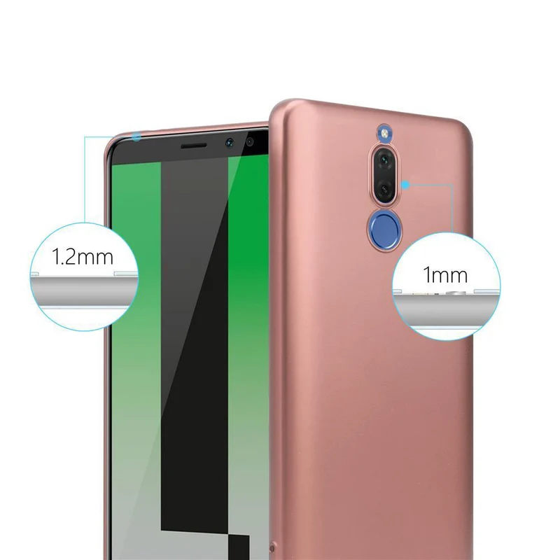 Cadorabo Hülle kompatibel mit Huawei MATE 10 LITE Schutzhülle aus flexiblem TPU Silikon