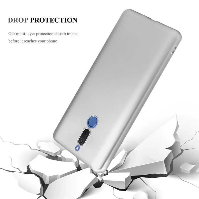 Cadorabo Hülle kompatibel mit Huawei MATE 10 LITE Schutzhülle aus flexiblem TPU Silikon