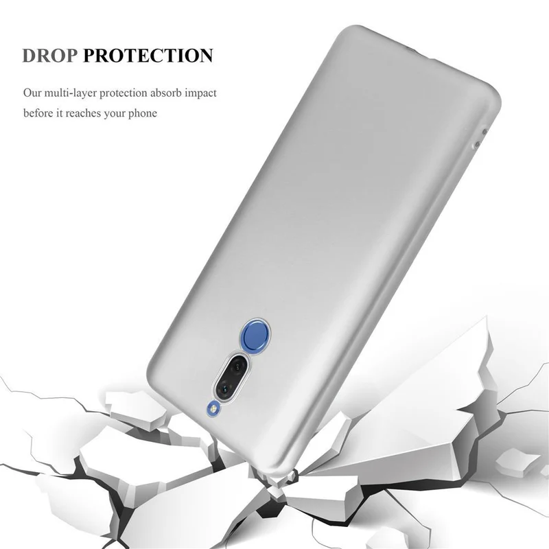 Cadorabo Hülle kompatibel mit Huawei MATE 10 LITE Schutzhülle aus flexiblem TPU Silikon