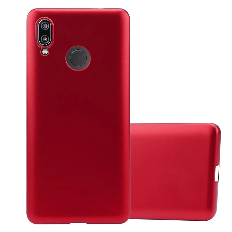Cadorabo Hülle kompatibel mit Huawei P20 LITE 2018 / NOVA 3E Schutzhülle aus flexiblem TPU Silikon
