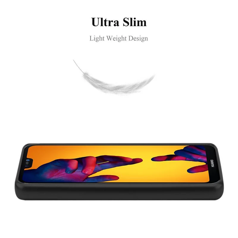 Cadorabo Hülle kompatibel mit Huawei P20 LITE 2018 / NOVA 3E Schutzhülle aus flexiblem TPU Silikon