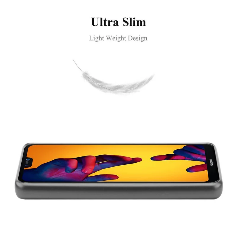 Cadorabo Hülle kompatibel mit Huawei P20 LITE 2018 / NOVA 3E Schutzhülle aus flexiblem TPU Silikon
