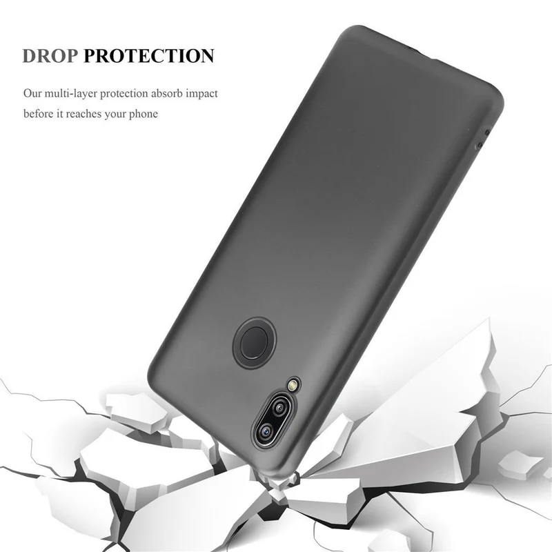 Cadorabo Hülle kompatibel mit Huawei P20 LITE 2018 / NOVA 3E Schutzhülle aus flexiblem TPU Silikon