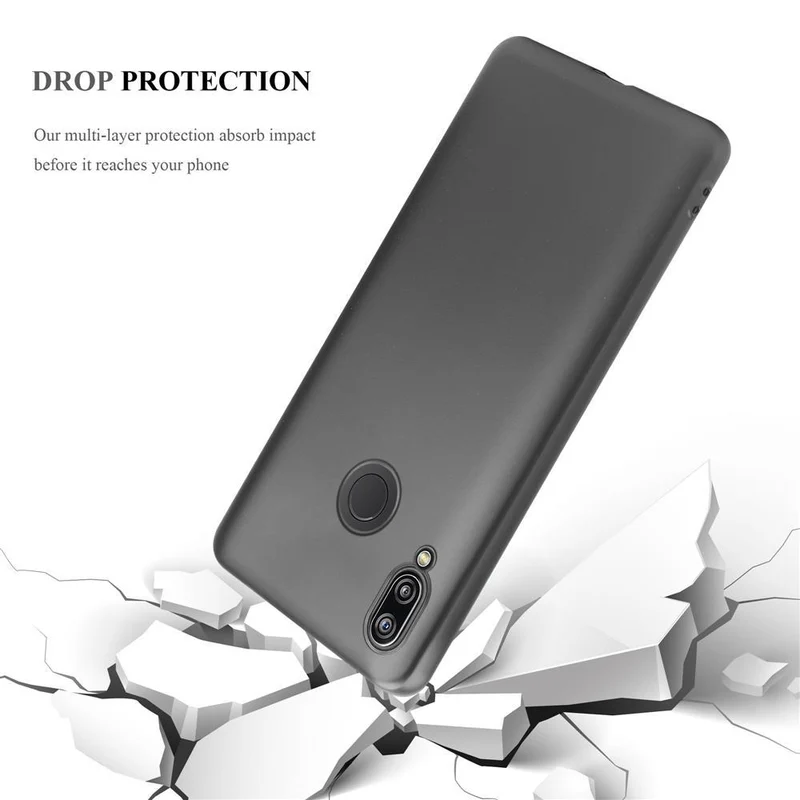 Cadorabo Hülle kompatibel mit Huawei P20 LITE 2018 / NOVA 3E Schutzhülle aus flexiblem TPU Silikon