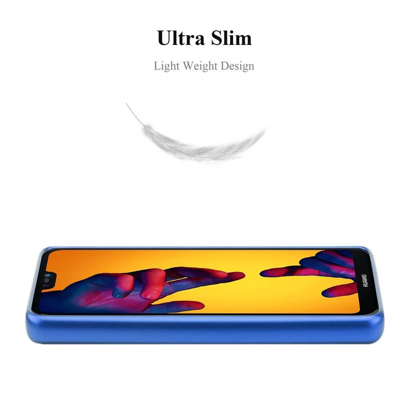 Cadorabo Hülle kompatibel mit Huawei P20 LITE 2018 / NOVA 3E Schutzhülle aus flexiblem TPU Silikon