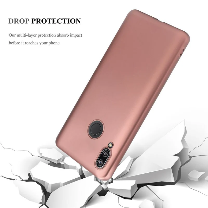 Cadorabo Hülle kompatibel mit Huawei P20 LITE 2018 / NOVA 3E Schutzhülle aus flexiblem TPU Silikon