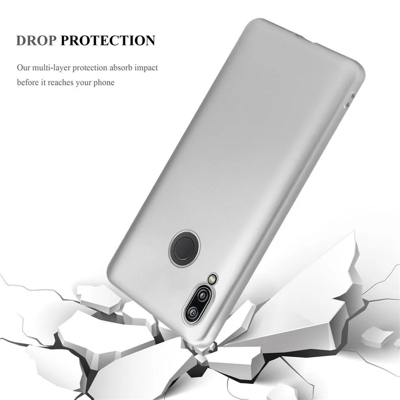 Cadorabo Hülle kompatibel mit Huawei P20 LITE 2018 / NOVA 3E Schutzhülle aus flexiblem TPU Silikon