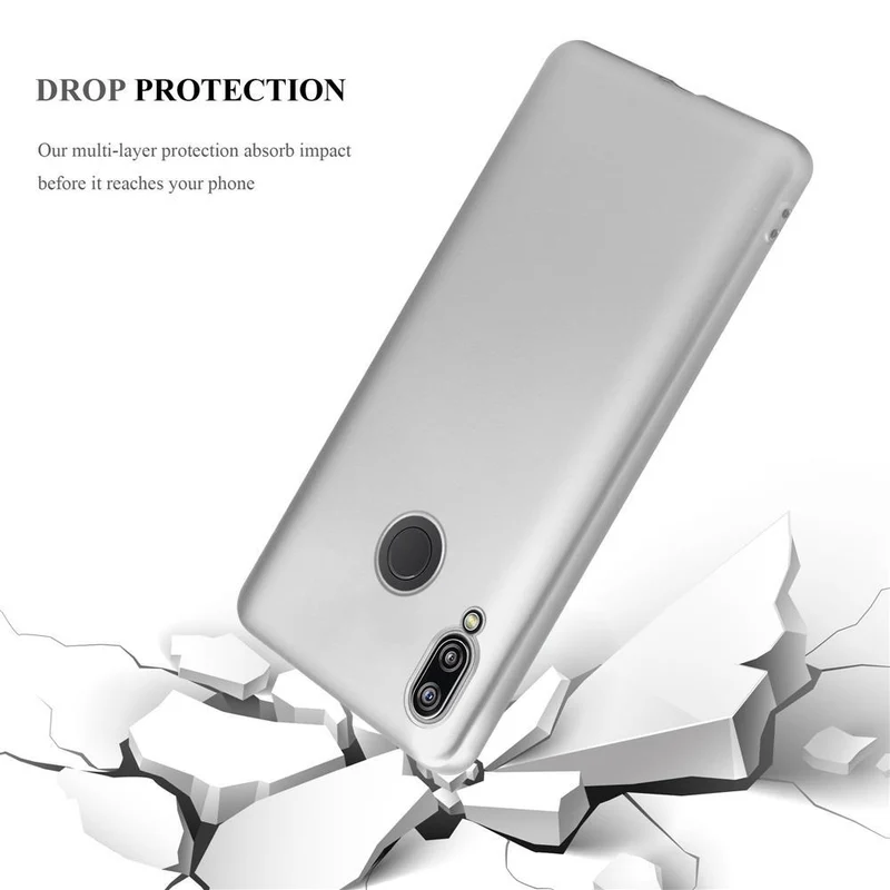 Cadorabo Hülle kompatibel mit Huawei P20 LITE 2018 / NOVA 3E Schutzhülle aus flexiblem TPU Silikon