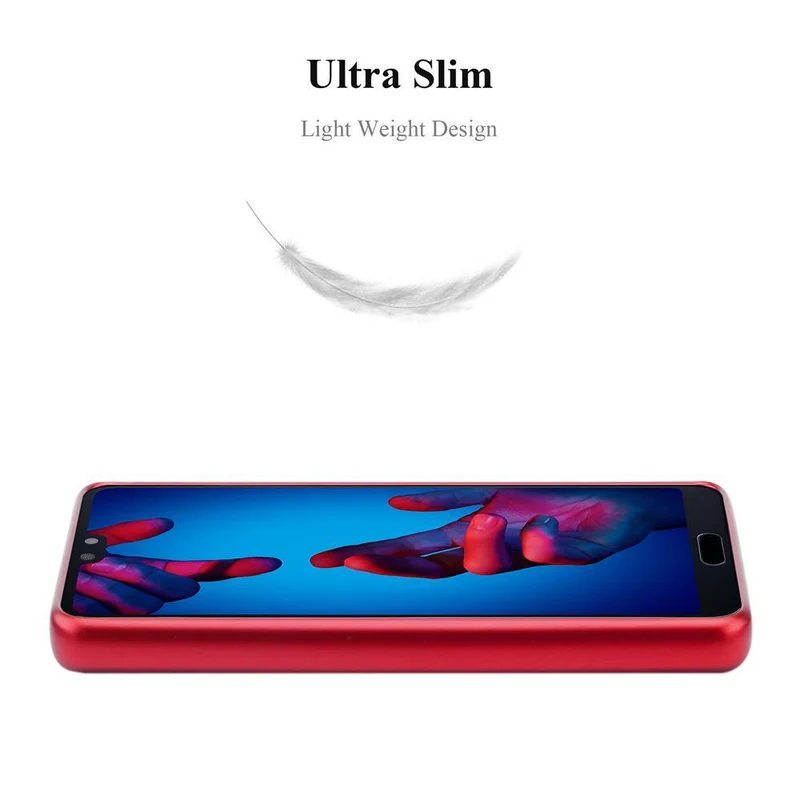 Cadorabo Hülle kompatibel mit Huawei P20 Schutzhülle aus flexiblem TPU Silikon