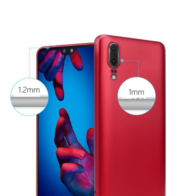 Cadorabo Hülle kompatibel mit Huawei P20 Schutzhülle aus flexiblem TPU Silikon