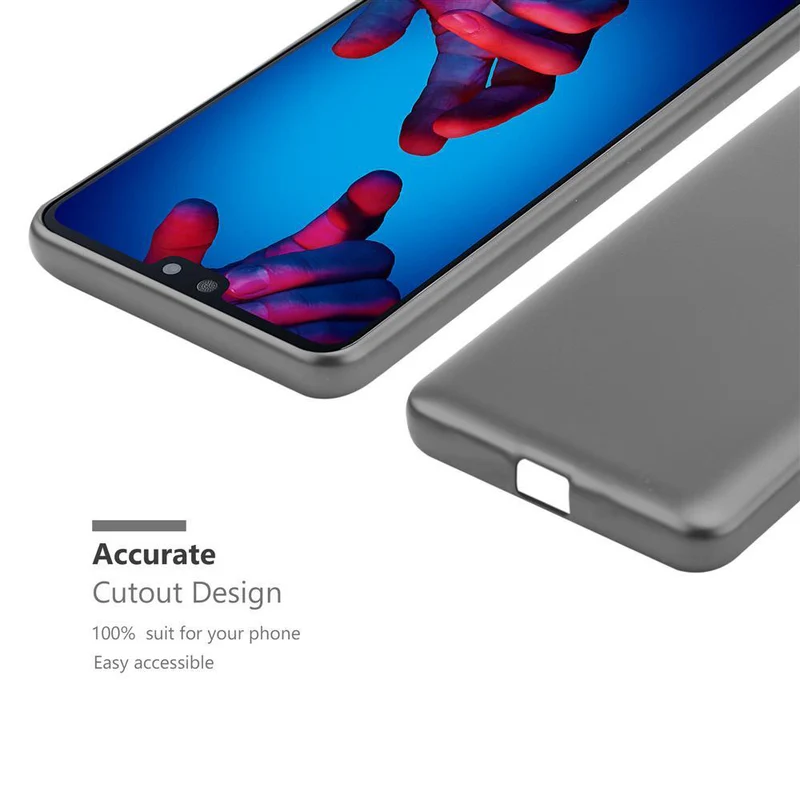 Cadorabo Hülle kompatibel mit Huawei P20 Schutzhülle aus flexiblem TPU Silikon