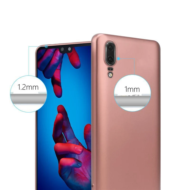 Cadorabo Hülle kompatibel mit Huawei P20 Schutzhülle aus flexiblem TPU Silikon
