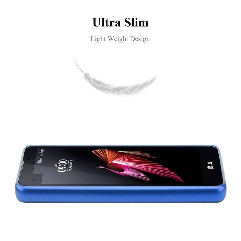 Cadorabo Hülle kompatibel mit LG X SCREEN Schutzhülle aus flexiblem TPU Silikon