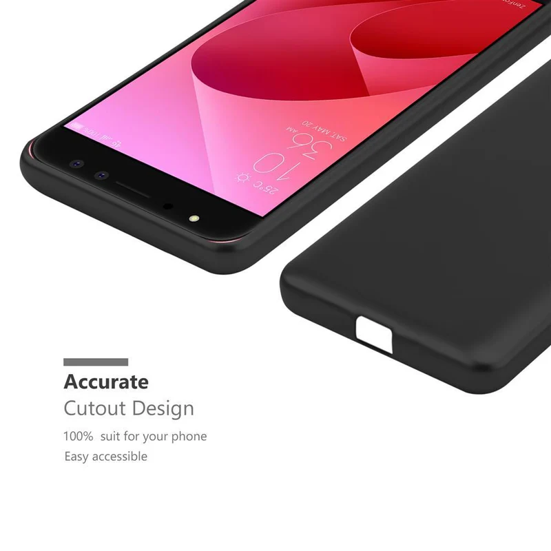 Cadorabo Hülle kompatibel mit Asus ZenFone 4 Selfie PRO Schutzhülle aus flexiblem TPU Silikon