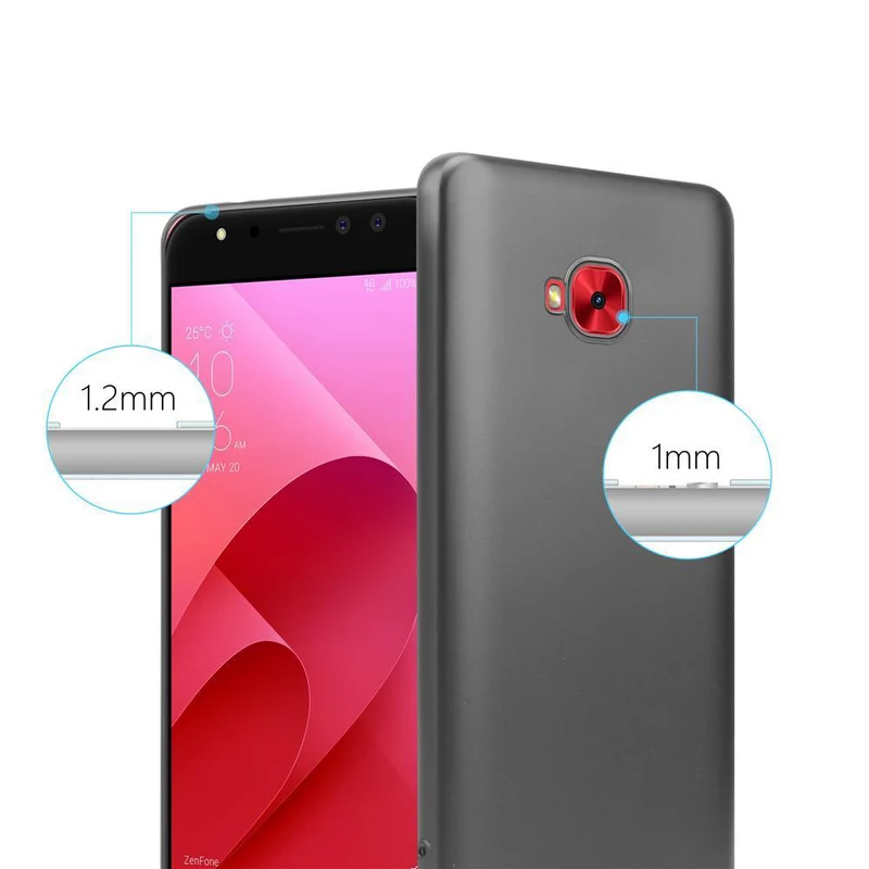 Cadorabo Hülle kompatibel mit Asus ZenFone 4 Selfie PRO Schutzhülle aus flexiblem TPU Silikon