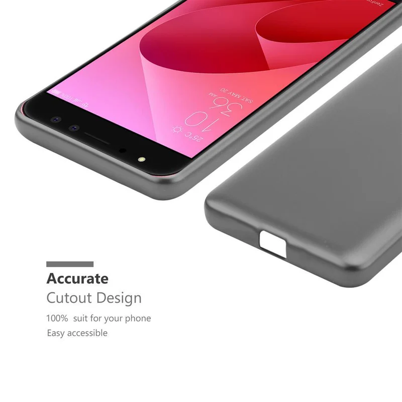 Cadorabo Hülle kompatibel mit Asus ZenFone 4 Selfie PRO Schutzhülle aus flexiblem TPU Silikon