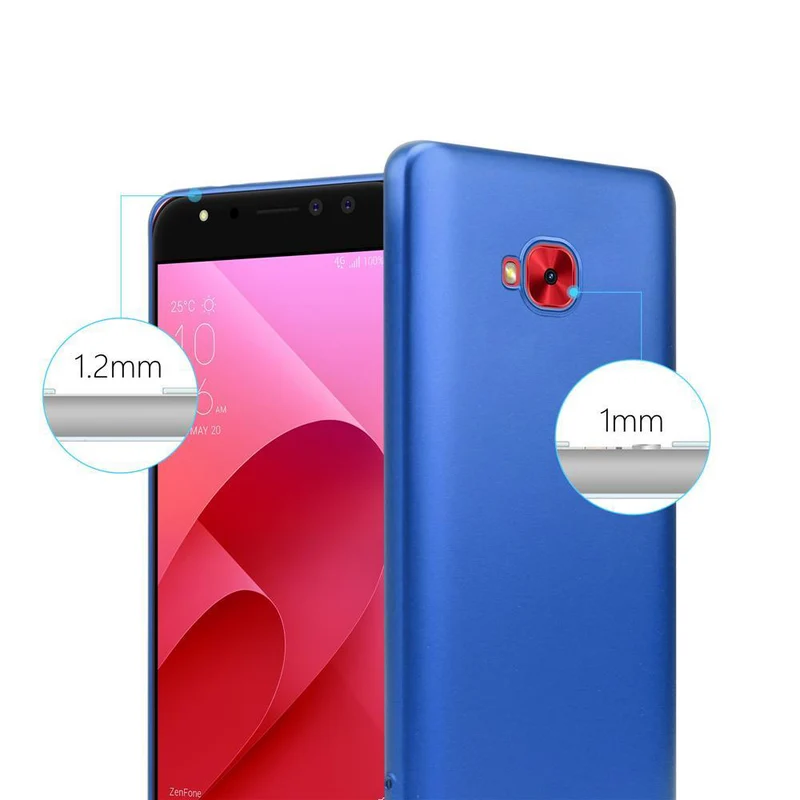 Cadorabo Hülle kompatibel mit Asus ZenFone 4 Selfie PRO Schutzhülle aus flexiblem TPU Silikon