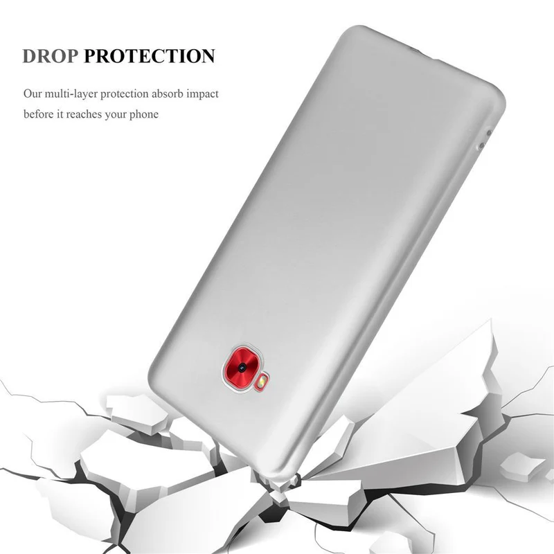 Cadorabo Hülle kompatibel mit Asus ZenFone 4 Selfie PRO Schutzhülle aus flexiblem TPU Silikon