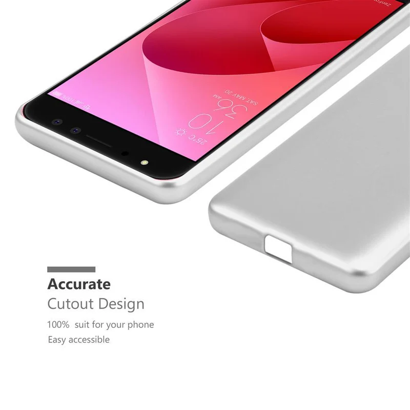 Cadorabo Hülle kompatibel mit Asus ZenFone 4 Selfie PRO Schutzhülle aus flexiblem TPU Silikon