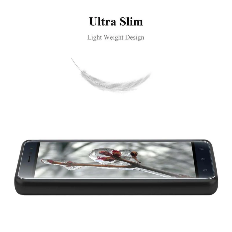 Cadorabo Hülle kompatibel mit Asus ZenFone 3 (5.2 Zoll) Schutzhülle aus flexiblem TPU Silikon