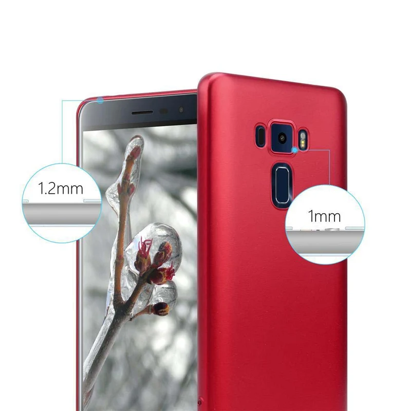Cadorabo Hülle kompatibel mit Asus ZenFone 3 (5.2 Zoll) Schutzhülle aus flexiblem TPU Silikon