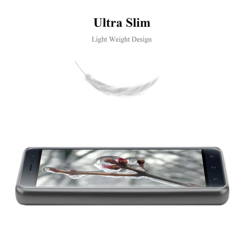 Cadorabo Hülle kompatibel mit Asus ZenFone 3 (5.2 Zoll) Schutzhülle aus flexiblem TPU Silikon