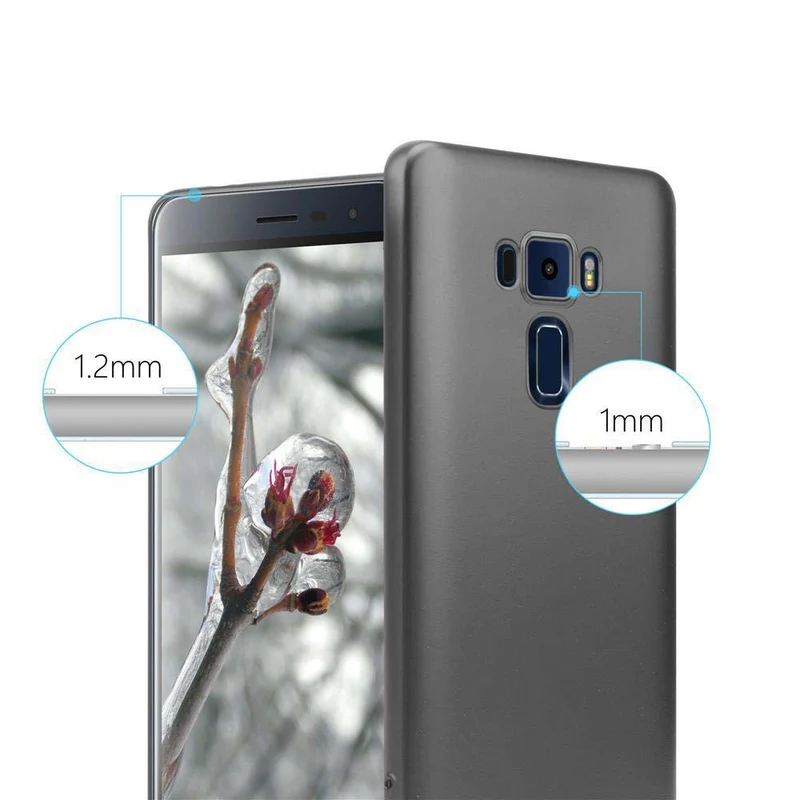 Cadorabo Hülle kompatibel mit Asus ZenFone 3 (5.2 Zoll) Schutzhülle aus flexiblem TPU Silikon