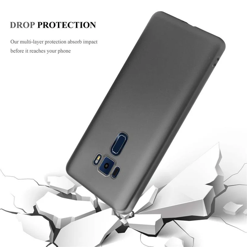 Cadorabo Hülle kompatibel mit Asus ZenFone 3 (5.2 Zoll) Schutzhülle aus flexiblem TPU Silikon