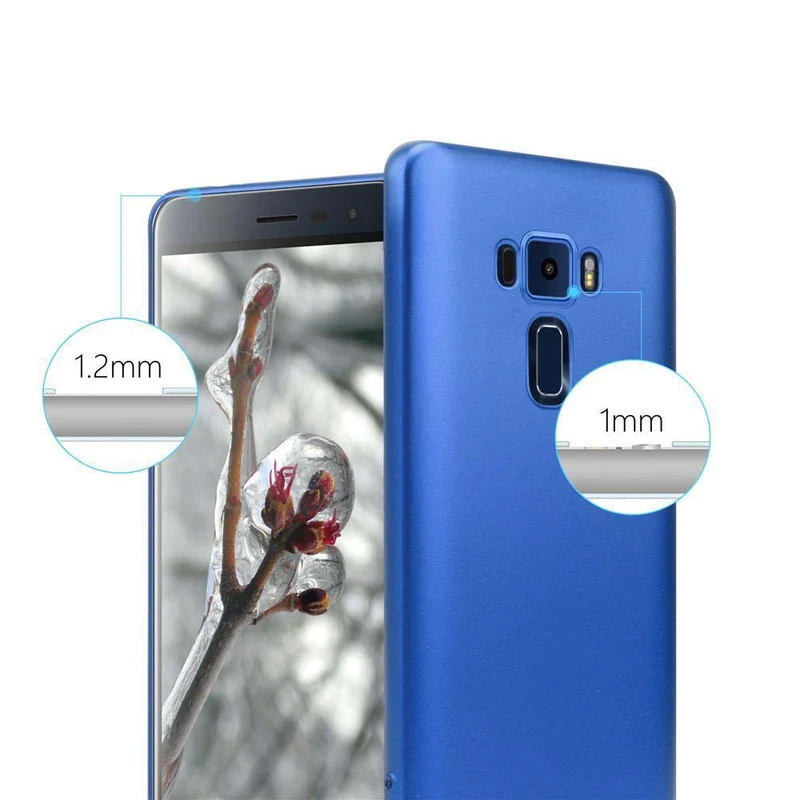 Cadorabo Hülle kompatibel mit Asus ZenFone 3 (5.2 Zoll) Schutzhülle aus flexiblem TPU Silikon