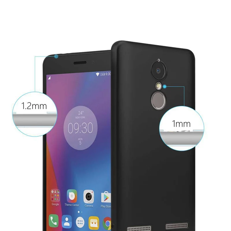 Cadorabo Hülle kompatibel mit Lenovo K6 / K6 POWER Schutzhülle aus flexiblem TPU Silikon
