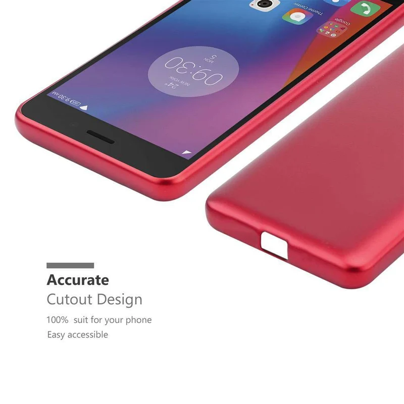 Cadorabo Hülle kompatibel mit Lenovo K6 / K6 POWER Schutzhülle aus flexiblem TPU Silikon