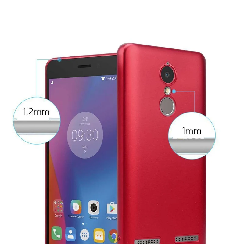 Cadorabo Hülle kompatibel mit Lenovo K6 / K6 POWER Schutzhülle aus flexiblem TPU Silikon