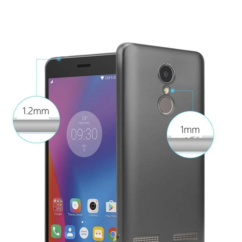 Cadorabo Hülle kompatibel mit Lenovo K6 / K6 POWER Schutzhülle aus flexiblem TPU Silikon