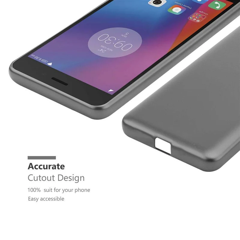 Cadorabo Hülle kompatibel mit Lenovo K6 / K6 POWER Schutzhülle aus flexiblem TPU Silikon