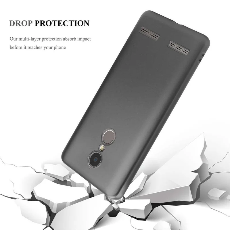 Cadorabo Hülle kompatibel mit Lenovo K6 / K6 POWER Schutzhülle aus flexiblem TPU Silikon