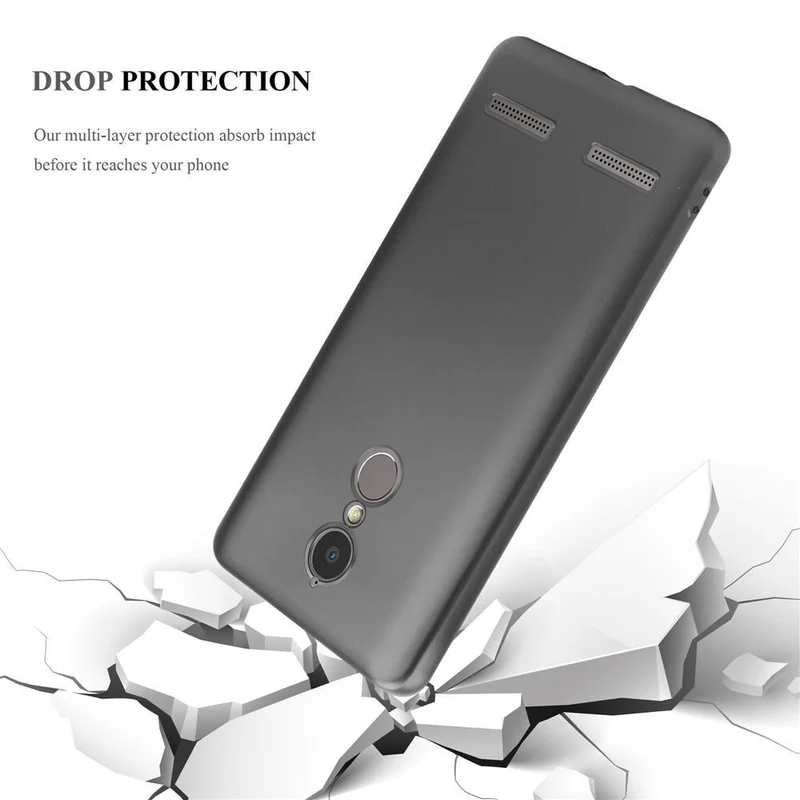 Cadorabo Hülle kompatibel mit Lenovo K6 / K6 POWER Schutzhülle aus flexiblem TPU Silikon